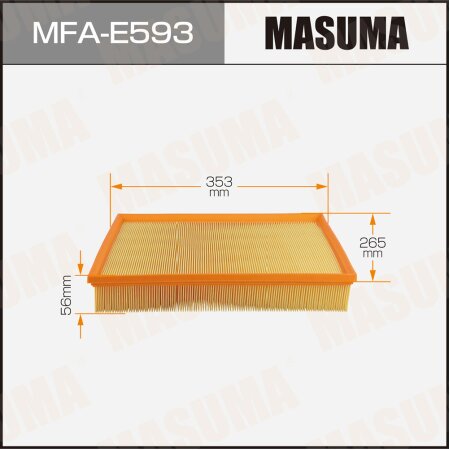 Air filter Masuma, MFA-E593