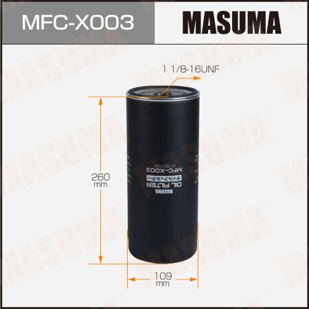 Oil filter Masuma, MFC-X003