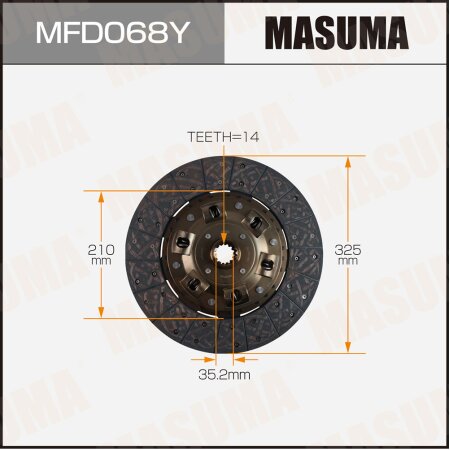 Clutch disc Masuma, MFD068Y