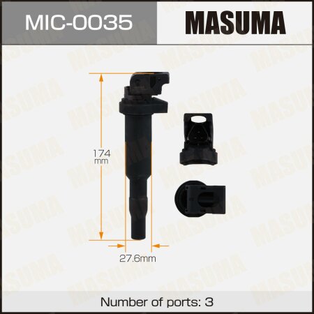 Ignition coil Masuma, MIC-0035