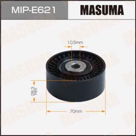 Drive belt idler pulley Masuma, MIP-E621