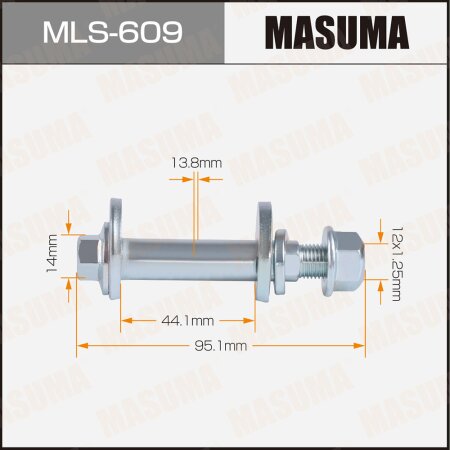 Camber adjustment bolt Masuma, MLS-609