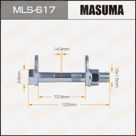 Camber adjustment bolt Masuma, MLS-617