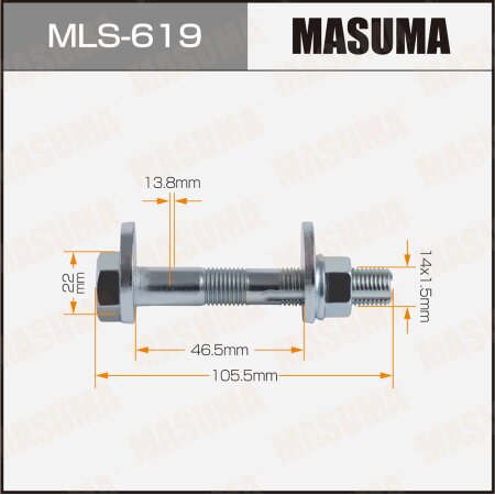 Camber adjustment bolt Masuma, MLS-619