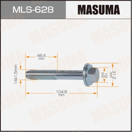 Suspension bolt Masuma, MLS-628
