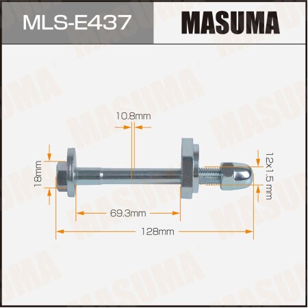 Camber adjustment bolt Masuma, MLS-E437