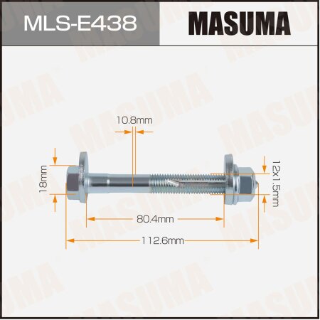 Camber adjustment bolt Masuma, MLS-E438