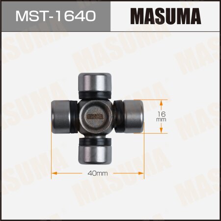 Steering shaft U-joint Masuma 16.05x40, MST-1640