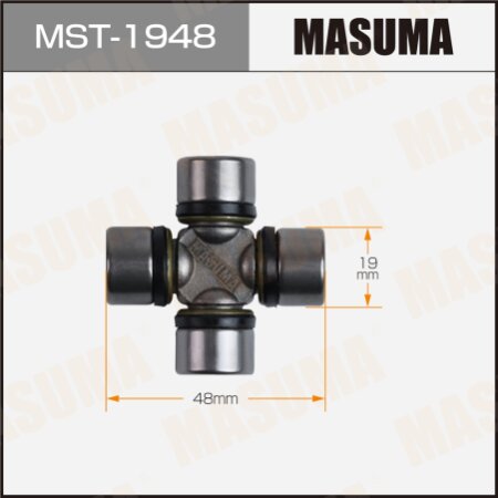 Steering shaft U-joint Masuma 16.05x48, MST-1948