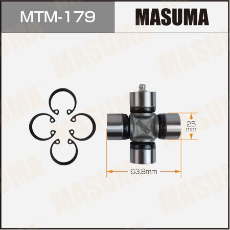 Driveshaft U-joint Masuma 25x63.8, MTM-179