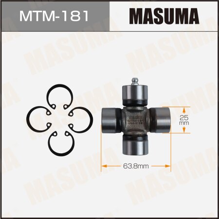 Driveshaft U-joint Masuma 25x63.8, MTM-181