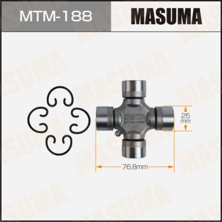 Driveshaft U-joint Masuma 25x76.8, MTM-188