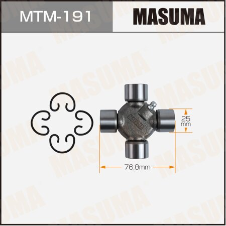 Driveshaft U-joint Masuma 25x76.8, MTM-191