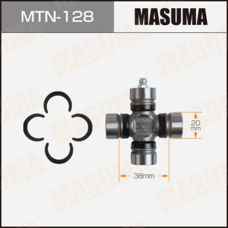 Driveshaft U-joint Masuma 20.01x38, MTN-128