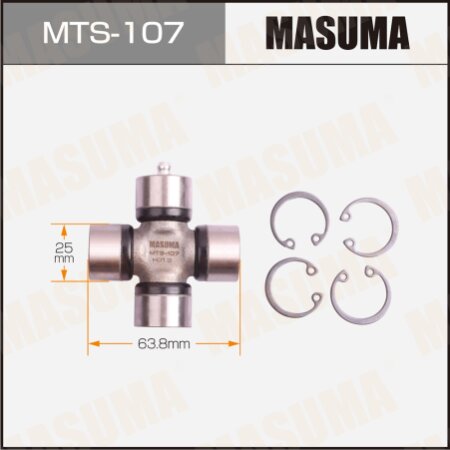 Driveshaft U-joint Masuma 25x63.8, MTS-107