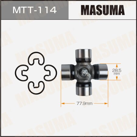 Driveshaft U-joint Masuma 28.5x77.9, MTT-114