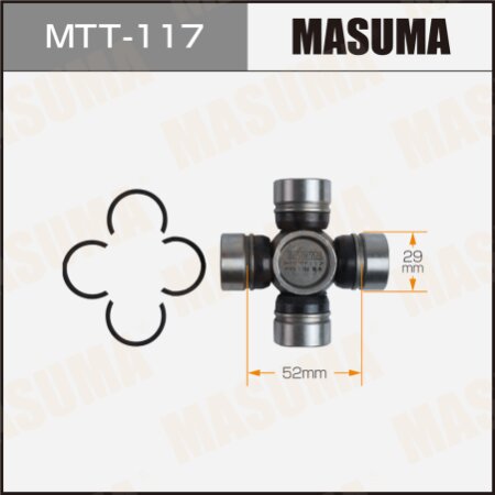 Driveshaft U-joint Masuma 29x52, MTT-117