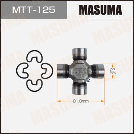 Driveshaft U-joint Masuma 27x81.8, MTT-125