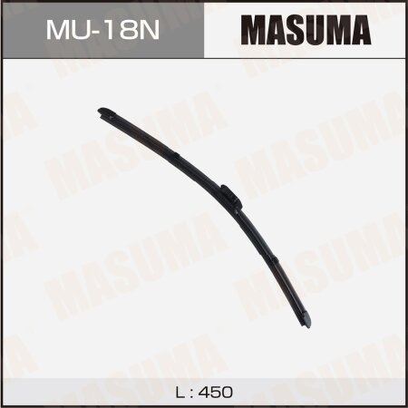 Wiper blade Masuma 18" (450mm) frameless, VATL 5.1 mount, MU-18N