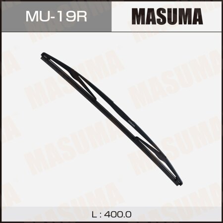 Rear wiper blade Masuma 16" (400мм) plastic, mount Roc Lock 3, MU-19R