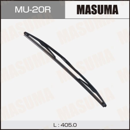 Rear wiper blade Masuma 16" (405мм) plastic, mount Snap Claw 3, MU-20R