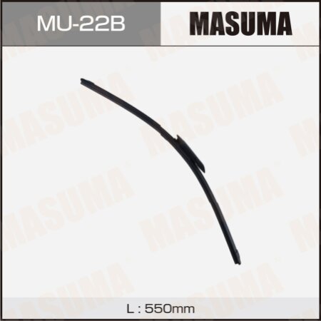 Wiper blade Masuma 22" (550mm) frameless, GWB061, AeroClip, MU-22B