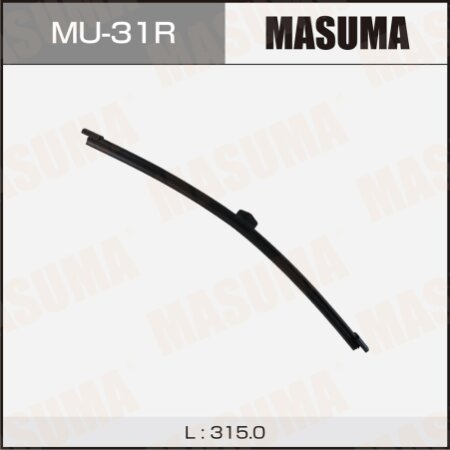 Rear wiper blade Masuma 12.5" (315мм) frameless, mount Trunnion, MU-31R