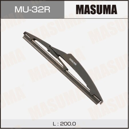 Rear wiper blade Masuma 8" (200мм) plastic, mount Roc Lock 2, MU-32R