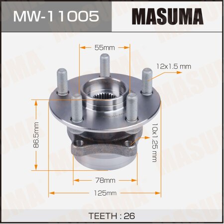 Wheel hub assembly Masuma, MW-11005