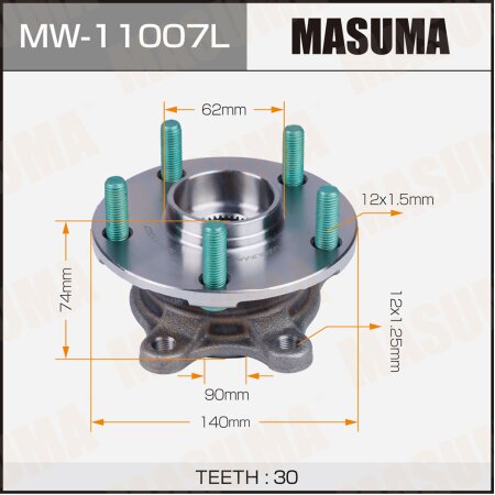 Wheel hub assembly Masuma, MW-11007