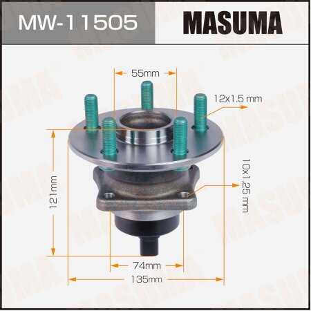 Wheel hub assembly Masuma, MW-11505