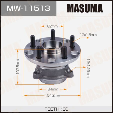 Wheel hub assembly Masuma, MW-11513