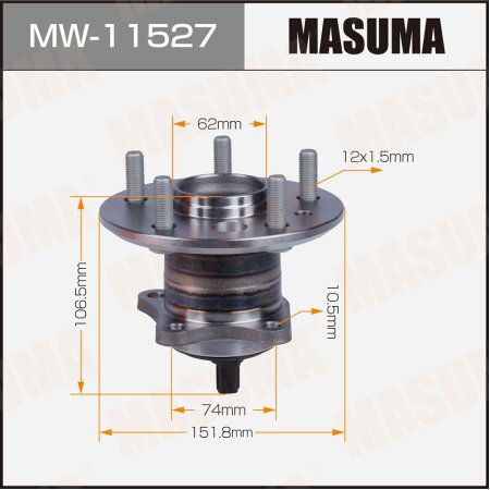 Wheel hub assembly Masuma, MW-11527