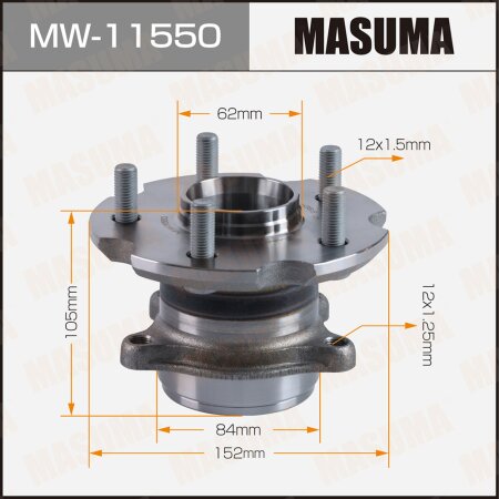 Wheel hub assembly Masuma, MW-11550