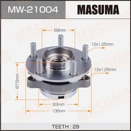 Wheel hub assembly Masuma, MW-21004
