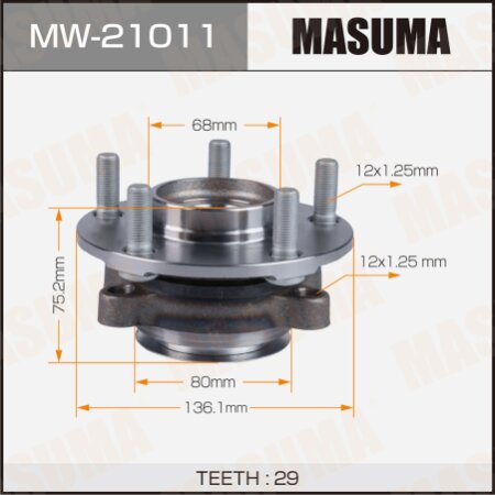 Wheel hub assembly Masuma, MW-21011