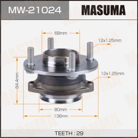 Wheel hub assembly Masuma, MW-21024