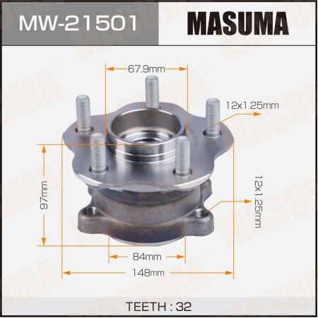Wheel hub assembly Masuma, MW-21501