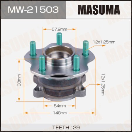 Wheel hub assembly Masuma, MW-21503