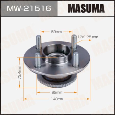 Wheel hub assembly Masuma, MW-21516