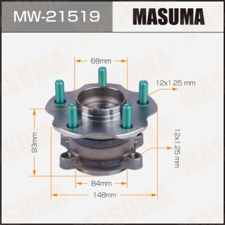 Wheel hub assembly Masuma, MW-21519