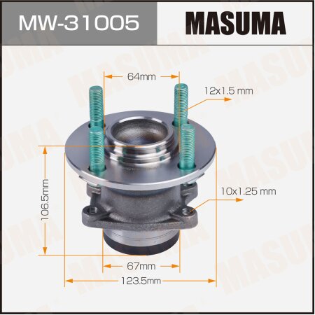 Wheel hub assembly Masuma, MW-31005