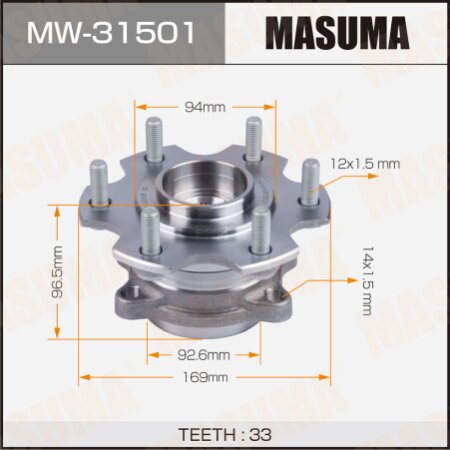 Wheel hub assembly Masuma, MW-31501