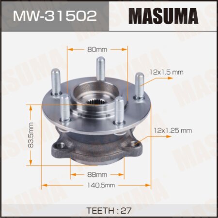 Wheel hub assembly Masuma, MW-31502
