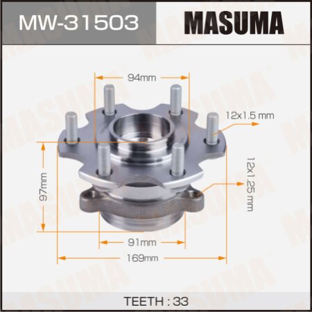 Wheel hub assembly Masuma, MW-31503