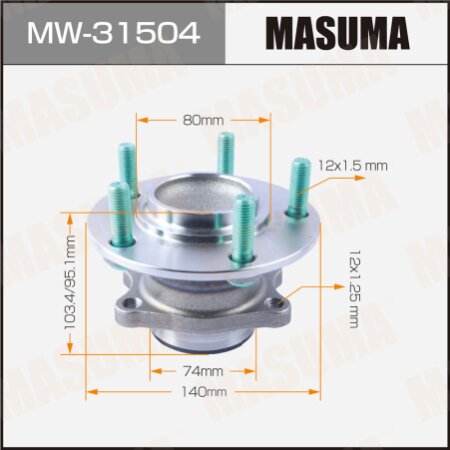 Wheel hub assembly Masuma, MW-31504