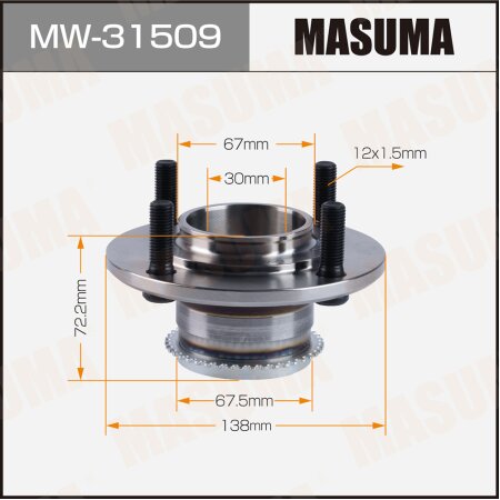 Wheel hub assembly Masuma, MW-31509