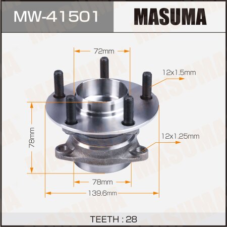 Wheel hub assembly Masuma, MW-41501