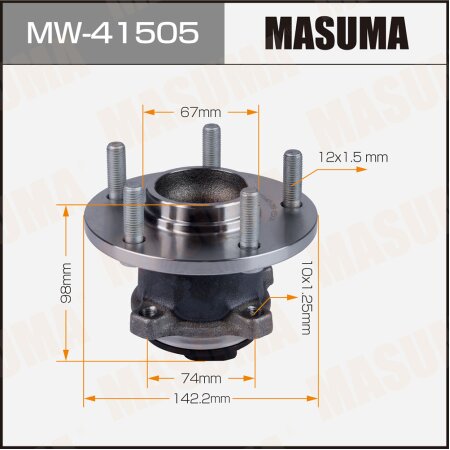 Wheel hub assembly Masuma, MW-41505