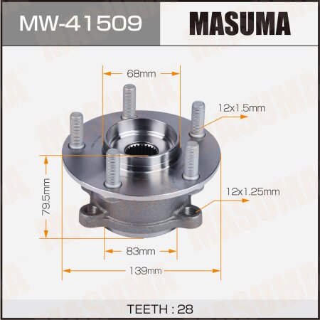 Wheel hub assembly Masuma, MW-41509